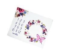 GALPADA Manta Mensual Para Recién Nacidos Manta Para Bebés Para Sesiones De Fotos