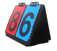 GALPADA Marcador de Puntuación Portátil de Mesa Flip Manual con Números Grandes y Contraste para Fútbol Baloncesto y Tenis, Fácil de Usar para Interiores y Exteriores