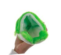 GALPADA Marioneta de Mano de Peluche Conejo Verde, Marionetas de Cuentos, Títere Narrador de Cuentos, Juguete Interactivo para Juego de rol y Actividades Familiares
