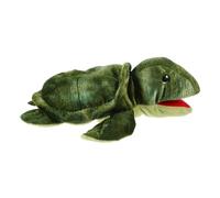 GALPADA Marioneta de Mano de Tortuga de Peluche Verde para Niños Algodón PP, Fomenta la Comunicación Emocional y Mejora la Destreza en Casa o Jardín Infantil