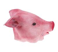 GALPADA Máscara de Cerdo Rosa Accesorio Especial de Poliéster para Carnaval y Halloween para Disfraces y Actuaciones de Bailarines