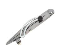 GALPADA Medidor de Trazado Portátil para Artesanía en Cuero 150 Mm Alas, Brújula Calibradora de Marcado Manual, Herramienta Ligera y Precisa para Costura y Espaciado de Muebles