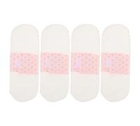 GALPADA Menstruales Reutilizables de Algodón 21 CM Compresas Lavables Suaves y Transpirables para Embarazo y Posparto 4 Unidades Absorbentes Prueba de Fugas