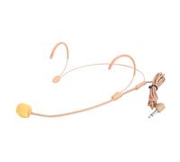 GALPADA Micrófono De Diadema Cable Color Piel para Profesores, Amplificador De Voz Compacto y Ligero, Micrófono Pequeño y Práctico para Hablar y Cantar