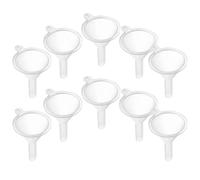 GALPADA Mini Embudos de Plástico Uso Versátil y Dispensación Precisa para Llenar Botellas Pequeñas 10 Ideales para Viaje y Oficina