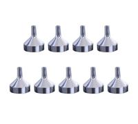 GALPADA Mini Embudos Metálicos para Transferir Perfume y Aceites Esenciales, 9 Piezas, Tamaño Compacto, Multifunción, Embudos Pequeños de Metal para Cocina y Cosméticos