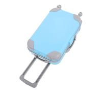 GALPADA Mini Maleta de Viaje en Miniatura para Muñecas de 18 Pulgadas Artesanía Delicada y Alta Autenticidad, Accesorio Abs Adecuado para Decoración y Juegos de Casas de Muñecas