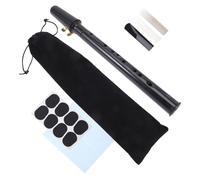 GALPADA Mini Saxofón de Bolsillo Portátil Orificios C Instrumento Profesional Compacto con Lengüetas de Resina Tricolor Funda y Almohadillas Resistente y Fácil de Transportar para