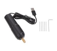GALPADA Mini Taladro Eléctrico de Mano USB para Aeromodelismo Motor 360 y Mandril de Latón, Perforador Pequeño para Plástico y Madera, Herramienta Ligera para Manualidades