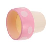 GALPADA Mini Trash Can Mushroom Design Lidless Small Desktop Garbage Bin For Home Office Bedroom Cute Pen Holder And Brush Organizer Stylish Tabletop Waste Basket