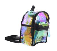 GALPADA Mochila Brillante Iridiscente Lentejuelas Láser Mochila De Moda para Estudiantes para Viajes Exteriores