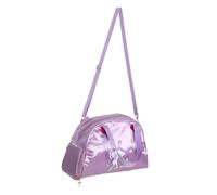 GALPADA Mochila de Ballet Pequeña para Niña, Bolsa de Baile Multifuncional de Poliéster, Ligera y Espaciosa, Adecuado para Ballet, Danza Latina y Uso Diario, Color Púrpura Estampado