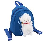 GALPADA Mochila de Guardería con Estilo Mochila Escolar de Algodón con Estampado Creativo de Cordero Mochila de Ocio para Niños Y Niñas