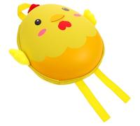 GALPADA Mochila Infantil Amarilla con Diseño De Pollo De Caparazón De Huevo Resistente y Ligera con Cremallera para Niño Niña Edad Escolar Uso Diario Regalos para Niñas