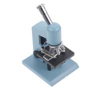 GALPADA Modelo De Microscopio Decorativo Miniatura para rol Microscopio De Simulación Experimental Accesorio De Casa De Muñecas
