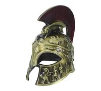 GALPADA Modelo Decorativo de Casco Romano en Aleación Metálica Diseño 3D, Mini Casco Coleccionable para Decoración Vintage en Oficinas y Espacios Temáticos Medievales