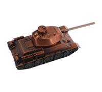 GALPADA Modelo y Diseño Compacto de Tanque de Metal Realista Pintura Detallada para Decoración de Escritorio Adecuado para Ambientes de Hogar u Oficina