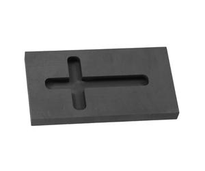 GALPADA Molde de Grafito para Fundición Diseño de Cruz, Material Graphite Negro, sin Fisuras y Rendimiento Estable para Joyería y Metal Precioso