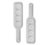 GALPADA Molde de Silicona para Bandeja de Servir DIY 2 Piezas, Molde Artesanal para Portavasos de Resina, Forma Rectangular, Material Flexible y Reutilizable, Adecuado para Manualidades