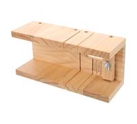 GALPADA Molde para Cortador de Jabón de Madera Ranuras Dobles, Herramienta Precisa para Hacer Jabones Artesanales en Proceso de Fabricación
