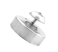 GALPADA Molde para Sándwich Redondo de Acero Inoxidable, Cortador y Sellador de Sándwiches Casero, Prensa para Pan Ultraportátil, Adecuado para Cocina y Picnic, Herramienta para Hornear