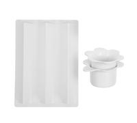 GALPADA Molde Redondo para Cake Pops con Empujador, Abs Blanco | Kit Redondo Antiadherente, Apto Lavavajillas, Creación Suave, para Fiestas y Reuniones Festivas