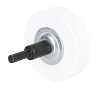 GALPADA Muela Abrasiva para Taladro Eléctrico Rueda de Arena para Taladro Gran Muela de Metal Blanca Accesorio de Pulido y Molienda para Acero y Metales Compatible