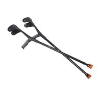 GALPADA Muletas con Altura Ajustable Ergonómicas Plegables de Antebrazo de Aleación de Aluminio Portátiles y Resistentes para Adultos para Uso en Metro y Autobús