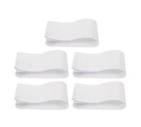 GALPADA Muñequeras para Hombre 5 Piezas de Nylon en Color Claro, Brazaletes Multiusos para Fútbol y Baloncesto, Banda de Capitán Cómoda y Reutilizable para Eventos y Entrenamiento