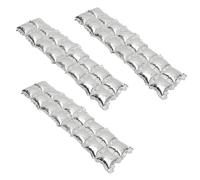 GALPADA Muro de Globos de Aluminio para Fiesta, Fondo de Pared Cuadrado Doble Línea Plateado, Decoración para Cumpleaños y Eventos, Paquete 3 Piezas, Globo de Película Metálica Segura