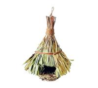 GALPADA Nido De Pájaro De Bambú Colgante Hierba Casa para Pájaros De Sala De Estar Accesorios Nido Pequeño para Agapornis