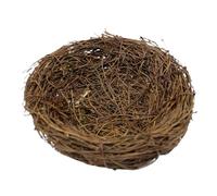 GALPADA Nido Pájaros Grande de Ratán Resistente para Exterior Decorativo y Fácil de Instalar para Jardín y Paisaje Natural