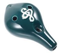 GALPADA Ocarina de Cerámica Portátil C Afinación Media Instrumento Musical Pequeño para Principiantes Diseño y Ligero