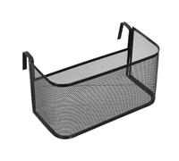 GALPADA Organizador Colgante para Mesilla de Noche en Litera Negra de Hierro Diseño de Gancho para Instalación Rápida y Organización sin Esfuerzo en Dormitorio Universitario