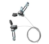 GALPADA Palanca de Cambios de Bicicleta de Aluminio Liviano, Diseño Ergonómico, Control Preciso de Velocidad, Juego de 2 Piezas, Compatible Bicicletas de Carretera y Montaña, Uso