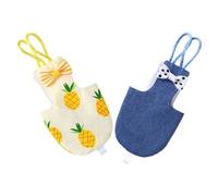 GALPADA Pañales Lavables para Pájaros Pequeños 2piezas, Material de Algodón Cómodo y Diseño Adecuado para Viajes, Periquitos y Loros en Exteriores y Lugares Públicos