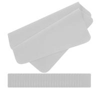 GALPADA Paños de Microfibra para Limpiar Gafas 50 Unidades Doble Cara Ultrasuaves Pelusa Paños de Alta Densidad para Lentes y Pantallas Color Gris Claro para Uso Diario y Viajes