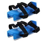 GALPADA Patines de Hielo Ajustables para Pequeños, Zapatillas de Patinaje sobre Hielo para Ñiño en Color Azul, Soporte Cómodo y Seguro para Deportes de Invierno al Aire Libre