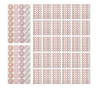 GALPADA Pegatinas de Refuerzo Autoadhesivas Transparentes para Perforaciones 40 Hojas 10 Paquetes Protectores Circulares para Papel Suelto Ideales para Oficina y Escuela