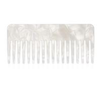 GALPADA Peine Antiestático y Es de Estilo Moderno Cabello de Acetato Blanco que Previene la Rotura Peine Desenredante para Uso en Casa y Salón