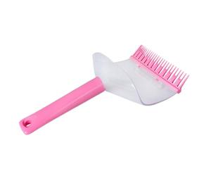 GALPADA Peine Cortador de Flequillo Duradero y Fácil de Limpiar Herramienta de Recorte para Mujeres y Niñas Diseño con Ranura para Recoger Cabello Cortado Peine para Alisar y Cortar