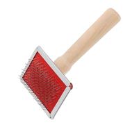 GALPADA Peine Cuidado De Mascotas Mango De Madera Cepillo Desenredante Para Mascotas y Pulidor Para Perros y Gatos Herramienta Eficaz Para Quitar El Pelo Suelto Casa Parque