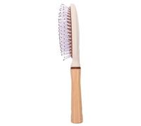 GALPADA Peine De Madera Cepillo De Paleta Grande Para Cabello Rizado Cepillo De Masaje Alisador Para Cabello Seco y Mojado Accesorios Peine Para Mujer