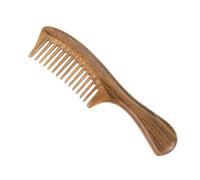 GALPADA Peine de Madera de Vintage con Dientes Anchos Peine Desenredante Portátil para Mujeres para Masaje y Cuidado del Cabello