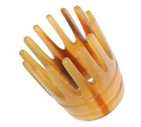 GALPADA Peine de Masaje de Cuerno de Buey Cabelludo Peine Gua Sha de Cuerno Natural Herramienta de Masaje Exfoliante Cabelludo Casa Salón