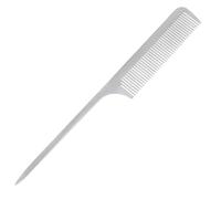 GALPADA Peine Profesional de Acero de Titanio 25x3 Cm para Peluquería, Antiestático, Resistente y Versátil para Cabello Rizado, Grueso o Liso, Accesorio Esencial para Cuidado y Peinado