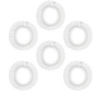 GALPADA Peines Invisibles para Cabello 6 Piezas de Plástico con Diseño Circular y Perfil Ultradelgado, Multifuncionales para Reducir Quiebre en Bodas y Desplazamientos