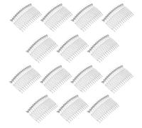 GALPADA Peines Transparentes Accesorios Cabello de Novia de Plástico 20 para Cabello Fino Seguros y Adecuados para Diferentes Tipos de Pelo en Bodas