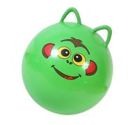 GALPADA Pelota Inflable Saltadora con Asas de Orejas Diseño Divertido para Adultos Entrenamiento de Equilibrio y Coordinación Fitness Color Aleatorio Color Aleatorio