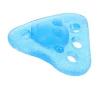 GALPADA Pelota Triangular TPR para Fortalecer Dedos, Entrenador de Resistencia de Agarre Manual, Herramienta Ergonómica para Rehabilitación y Ejercicios de Fitness de Manos, Azul Suave,